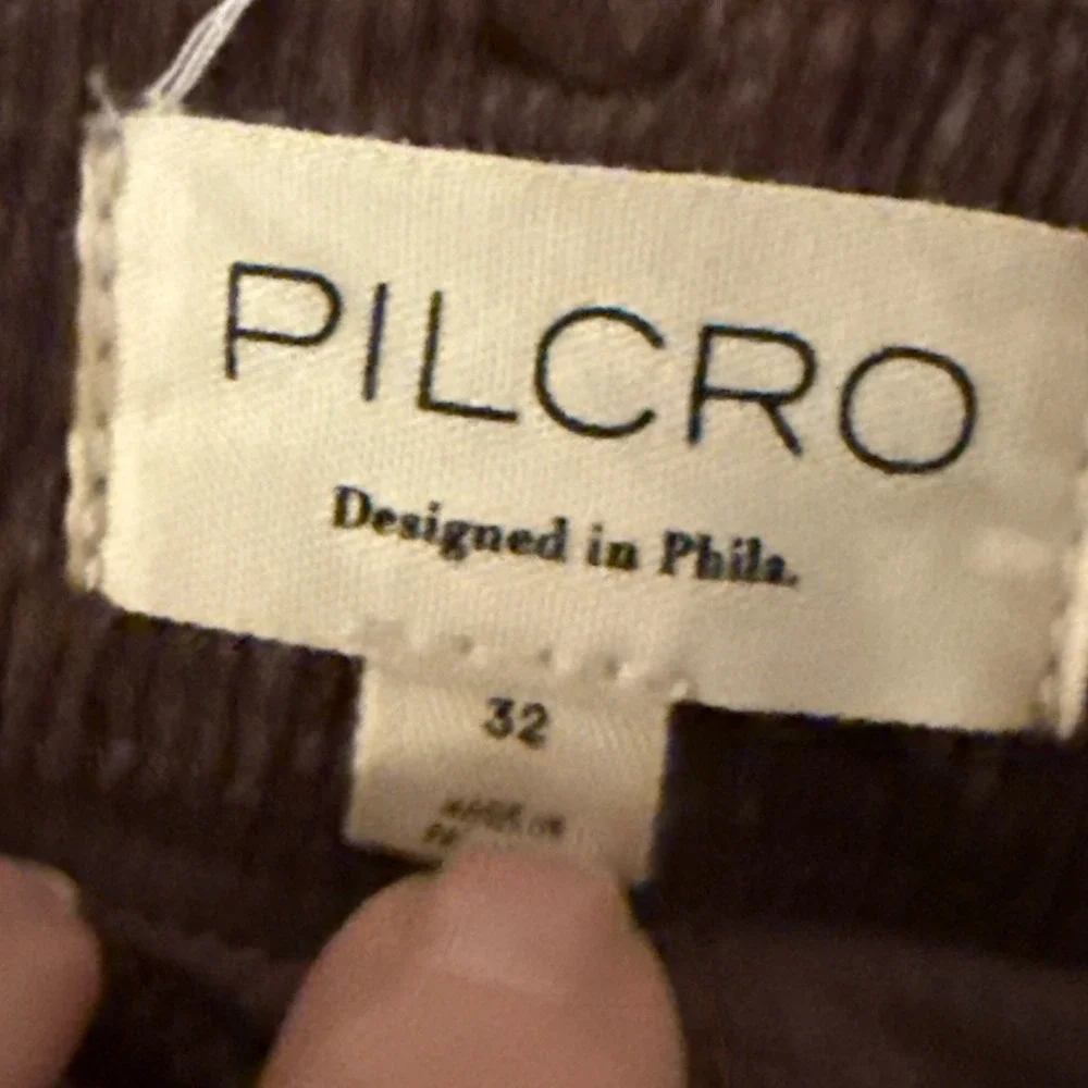 Pilcro Anthropologie Brown Corduroy Flare‎ Leg Pants Size 32 Academia Retro